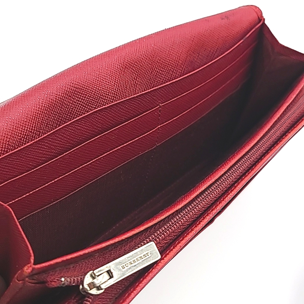 Burberry Nova Check embossed leather long wallet - Picture 13 of 16